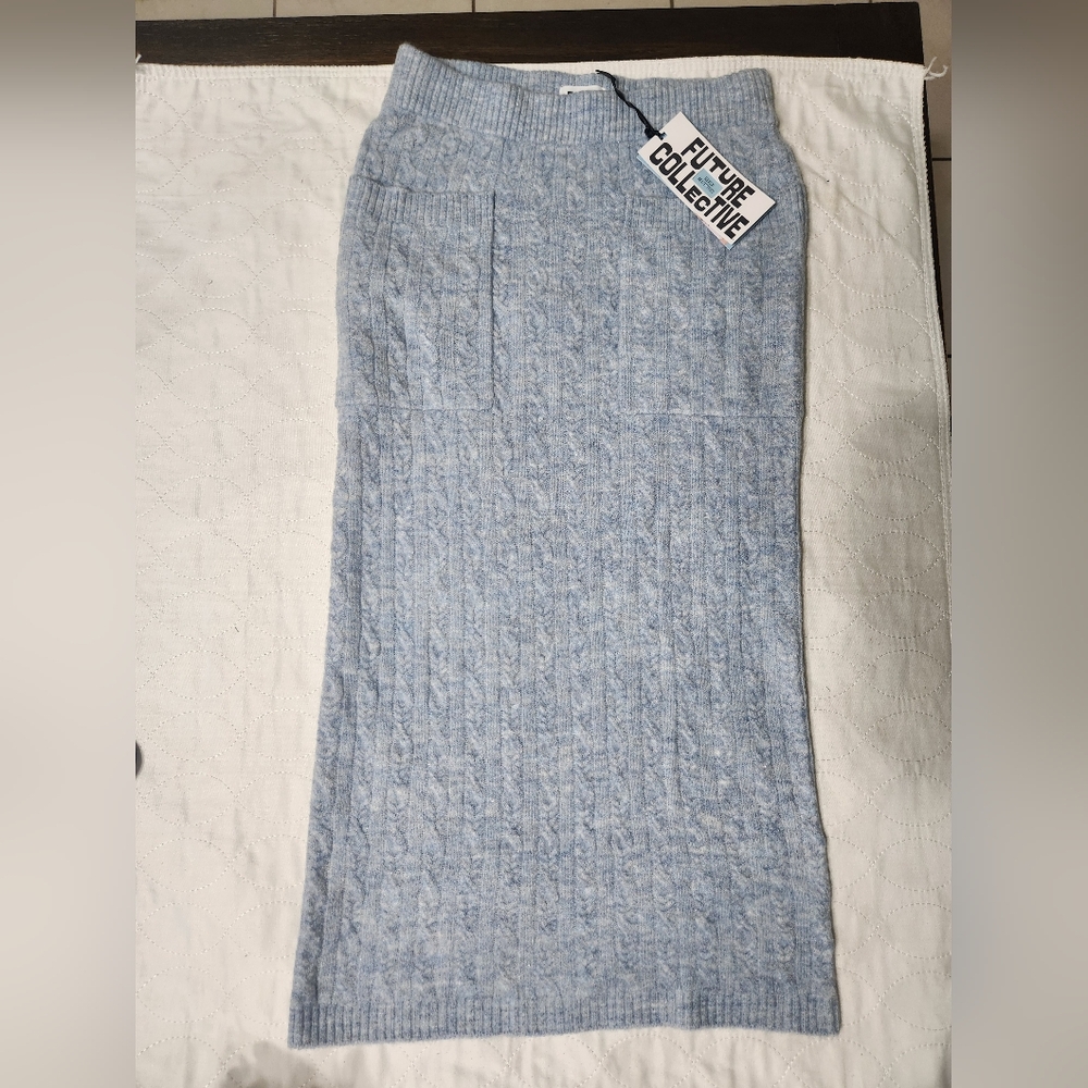Women's High-Rise Midi Sweater Skirt - Future Collective™ with Reese Blutstein